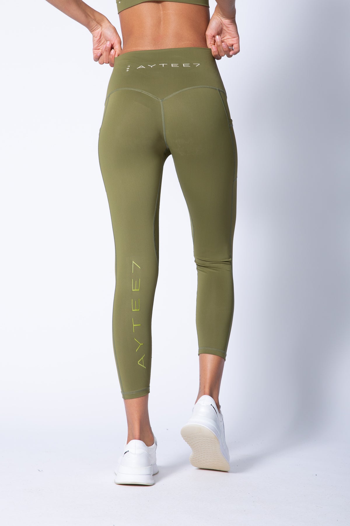 No Nonsense High Waisted Legging Khaki Aytee7