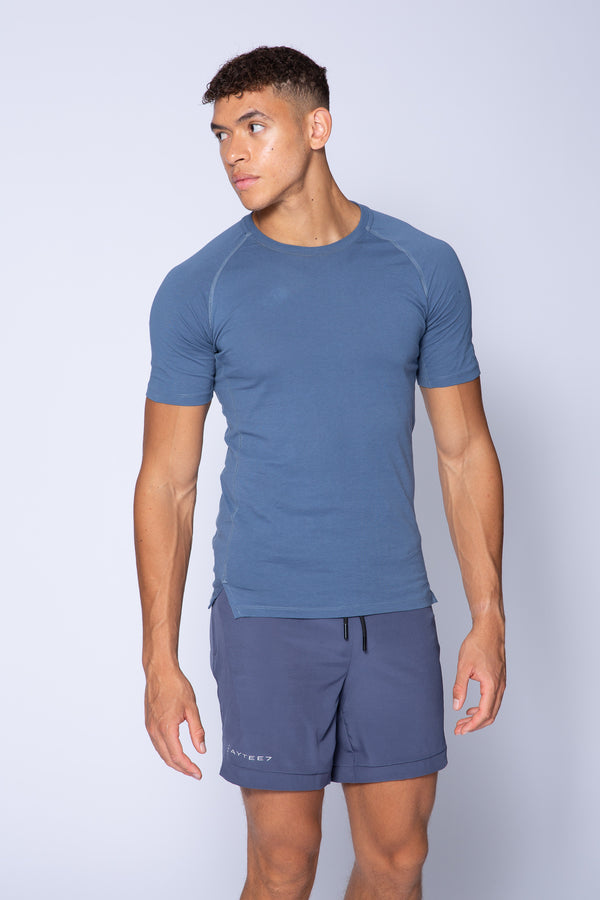 Authentic Cotton T-Shirt - Storm Blue